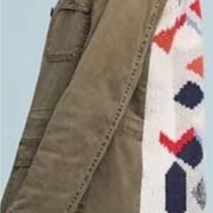 Anthropologie Olive Utility Jacket